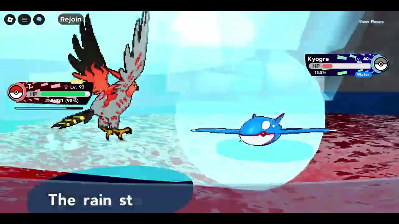 Catching Kyogre!