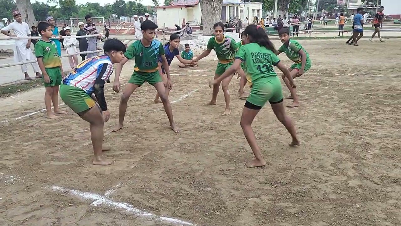 Junior boys and girls mix Kabaddi match panthers Kabaddi academy darbhanga bihar