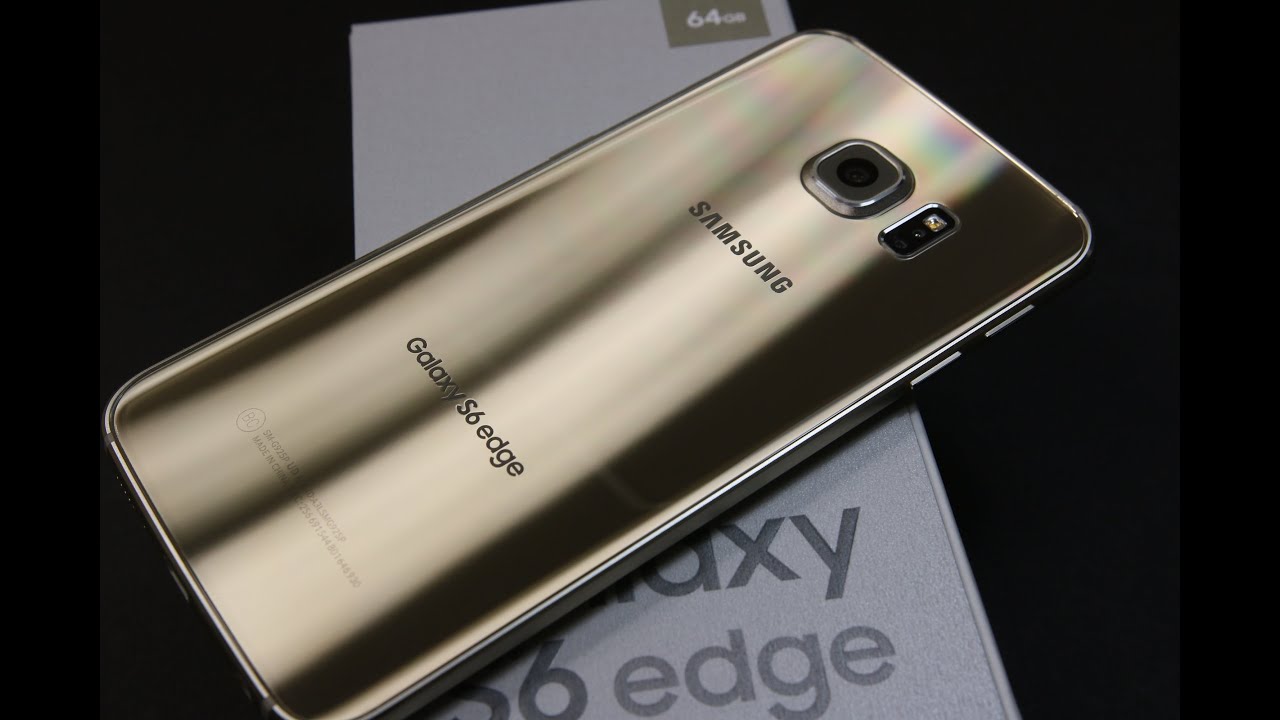 Gold Galaxy s6 EDGE Cinematic Unboxing