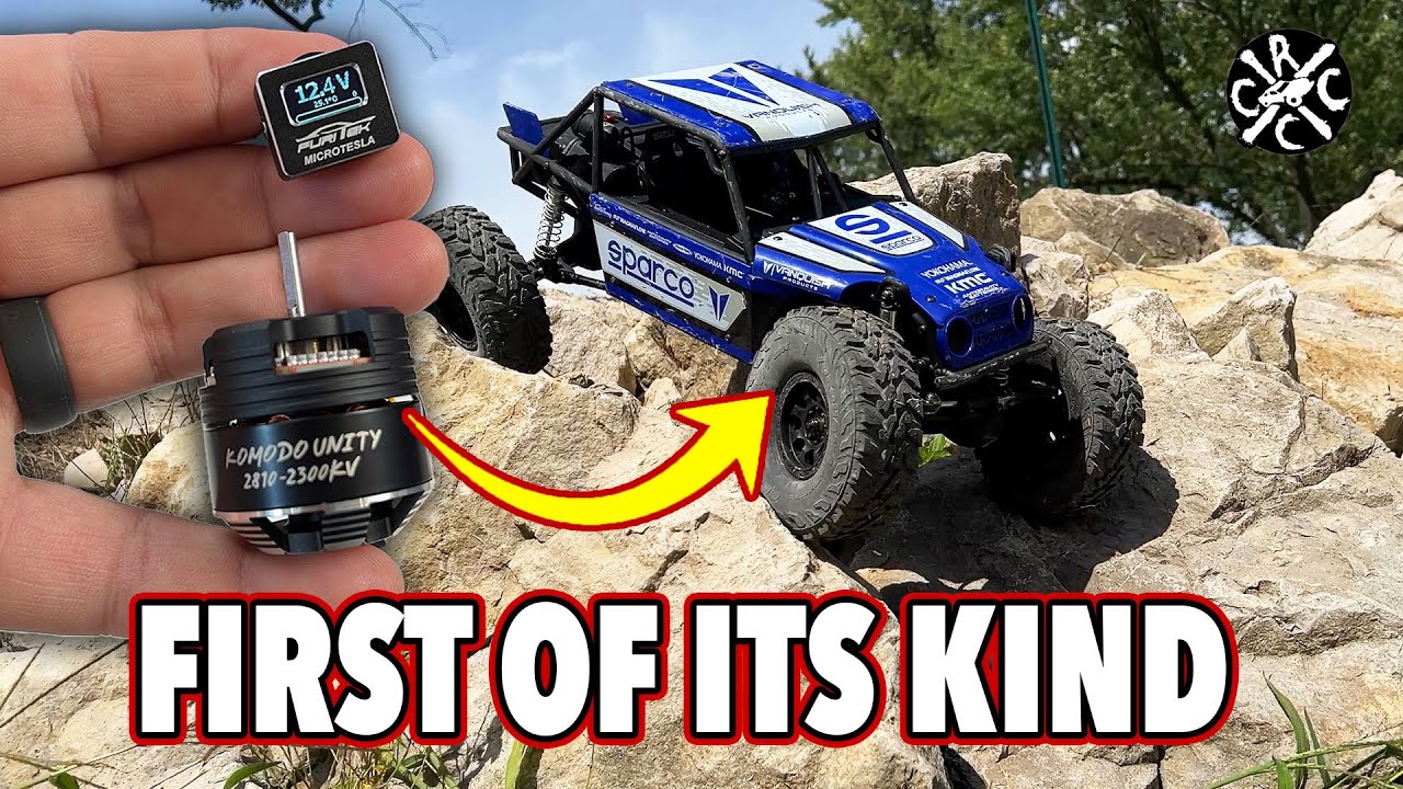 First Ever 2-in-1 Outrunner Crawler Combo.- Furitek Komodo Unity 10 installed in Vanquish H10 Optic