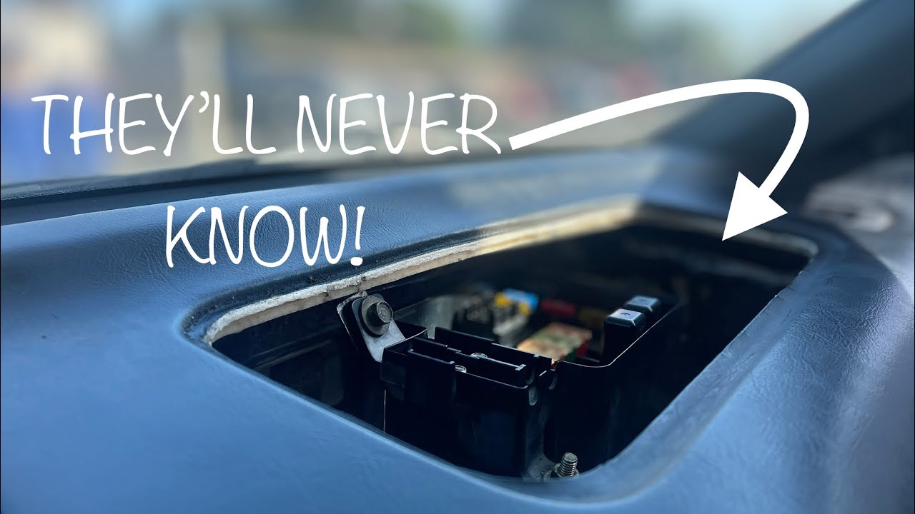 Dc4 Integra fuse box relocation done!
