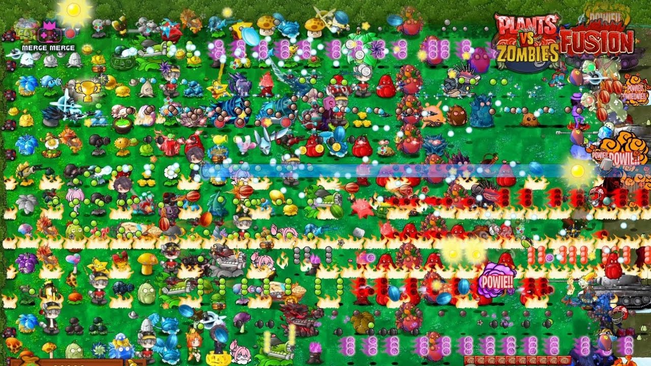PvZ Fusion - Guarana Edition : Larg Map - Gameplay  39