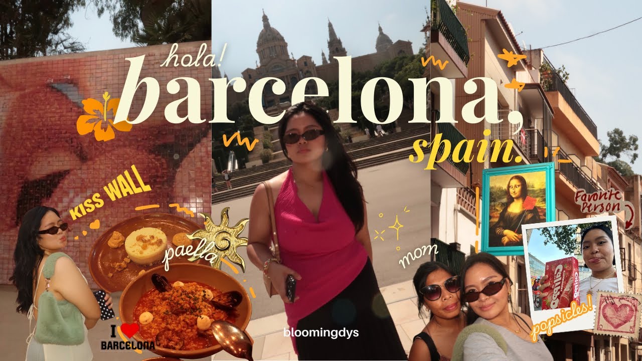 travel diaries: summer in BCN ‧₊ ̊🍹✩ ₊ ̊🍉⊹♡