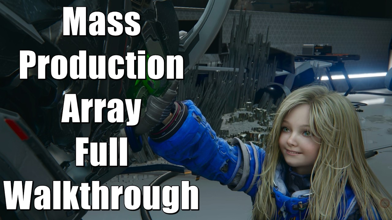 Pragmata - Mass Production Array Full Walkthrough ( All Puzzles & Mini Cabins )