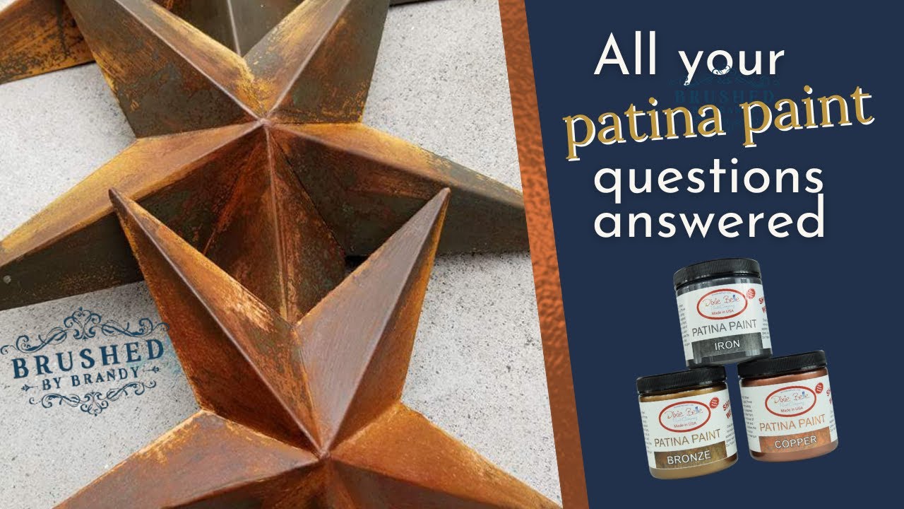 Краска Patina Paint превратит эти простые звезды в прекрасную ржавчину!