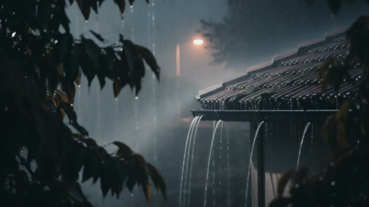 Rest Easy – Raindrops on a Cozy Roof