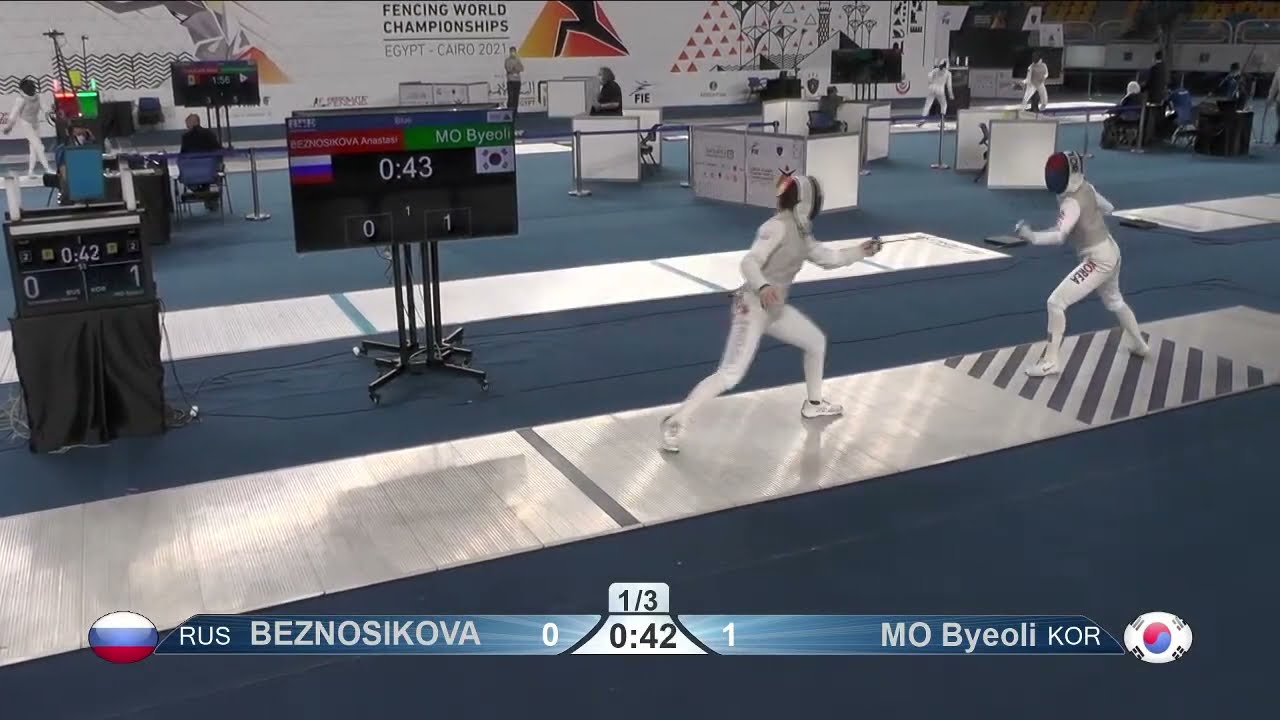 Cairo Worlds 2021 CWF - L8 - Beznosikova RUS v Mo KOR