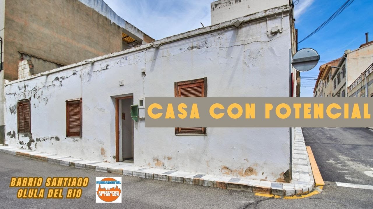 VIVIENDA EN OLULA DE RIO. Una Casa, Mil Posibilidades 55.000 EUROS