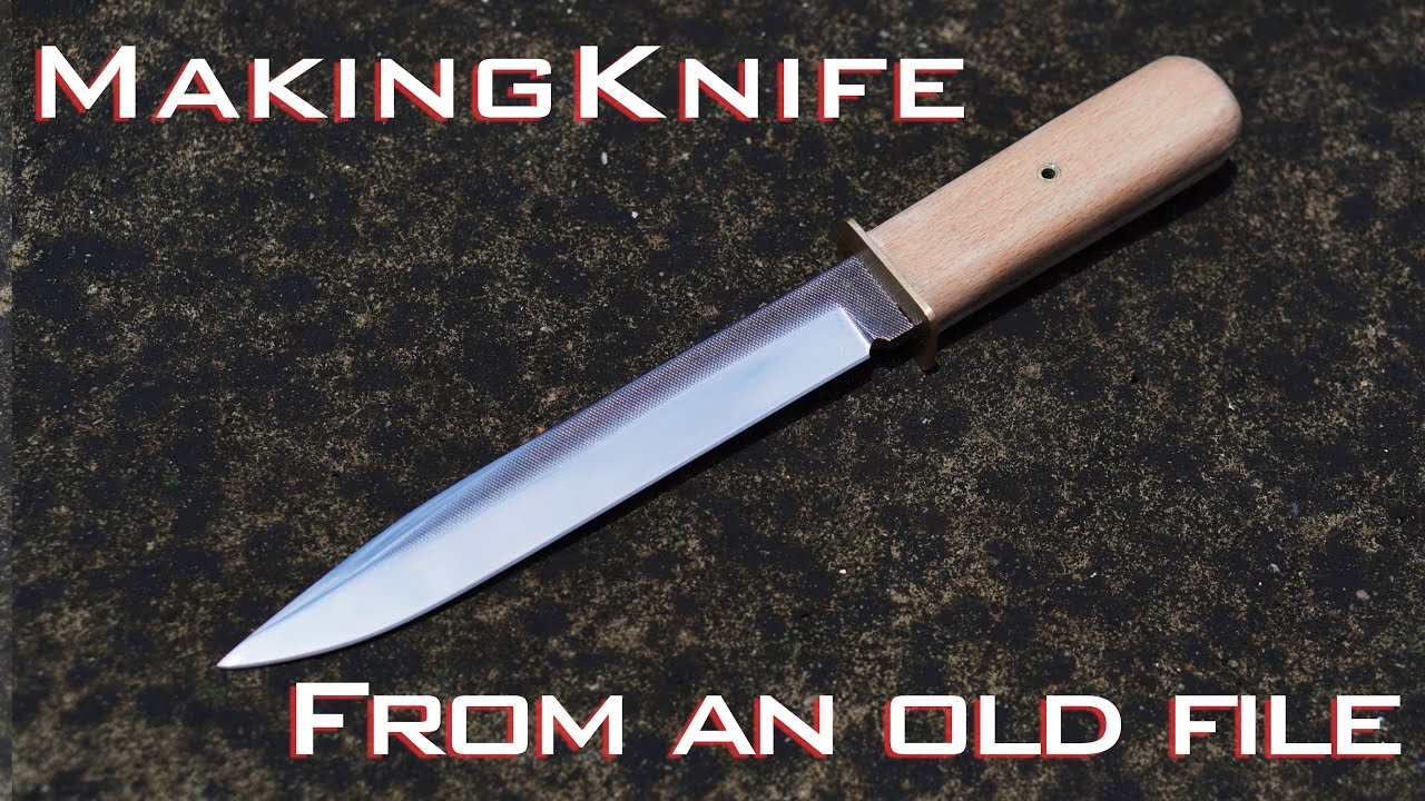 Knife making: Making a Tanto Knife from an old File