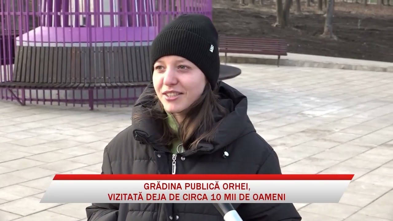 Grădina Publică Orhei, vizitată deja de circa 10 mii de oameni