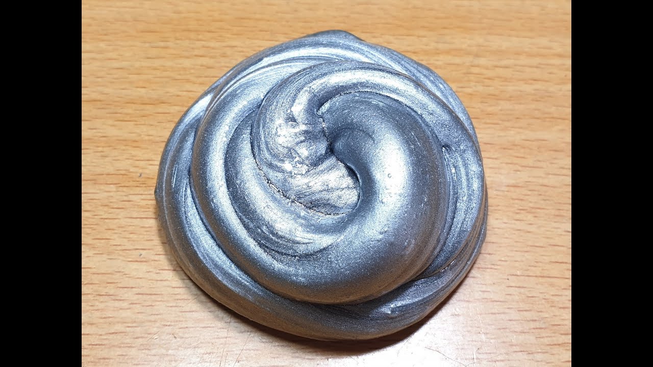 Diy Slime Silver ! How To Make Slime Silver