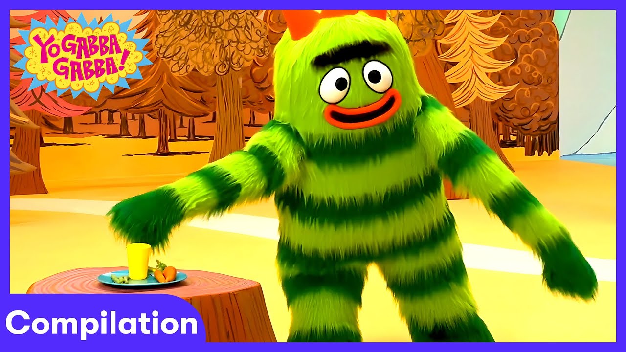 Yo Gabba Gabba - Miam ! Mangeons Sainement ! | Dessins Animés | WildBrain Pont Arc-en-ciel