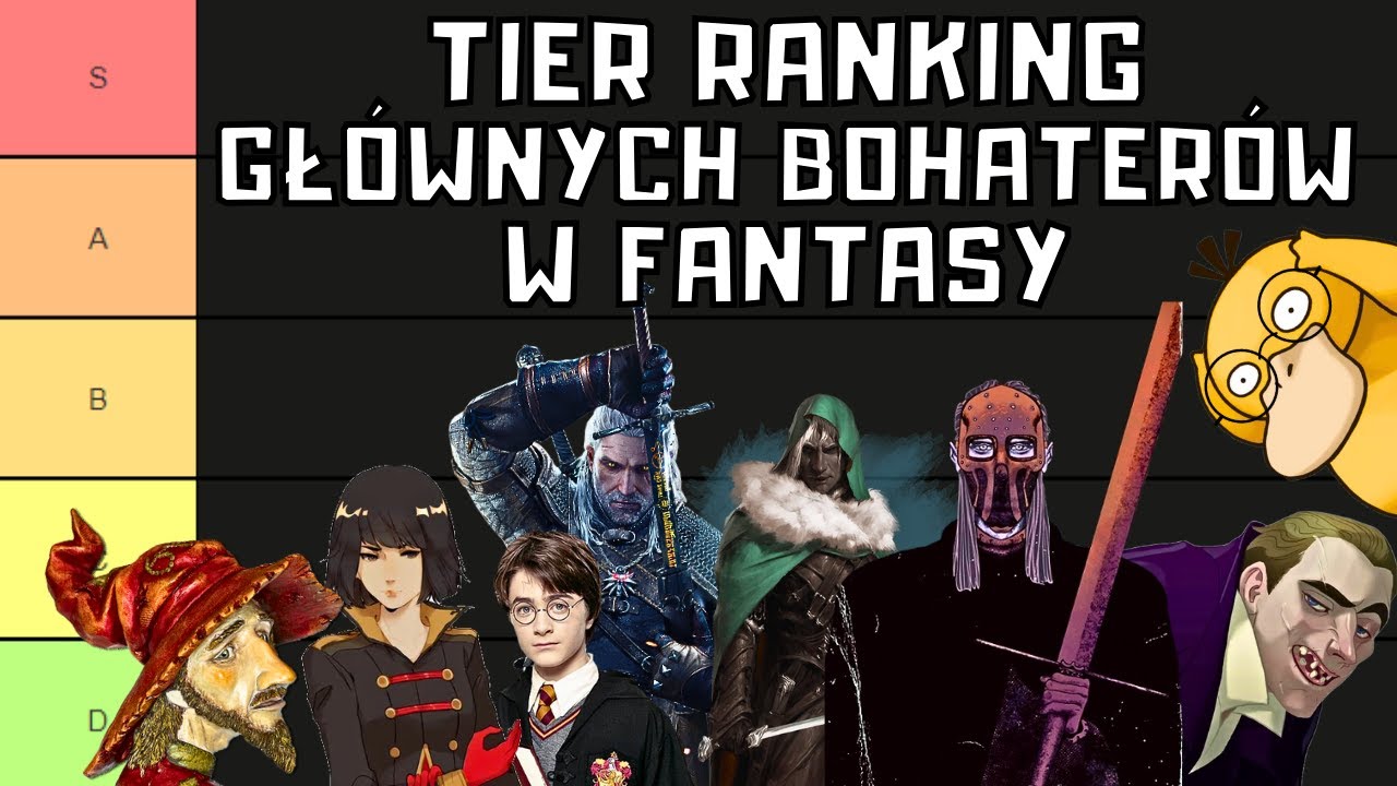 RANKING GŁÓWNYCH BOHATERÓW W SERIACH FANTASY 🧙‍♂️🏹