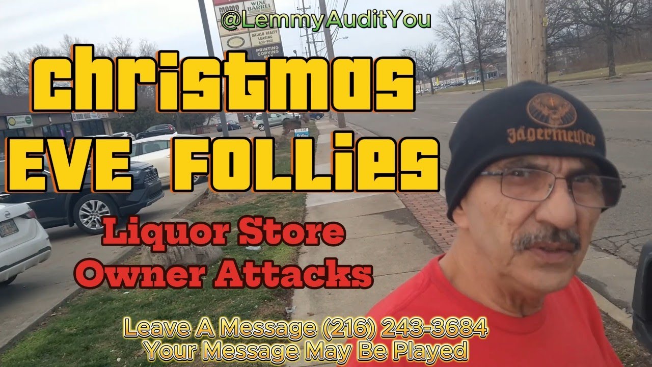 Liquor Store Owner Tries To Take My Camera #lemmyaudityou #firstvlog #firstamendment #christmaseve