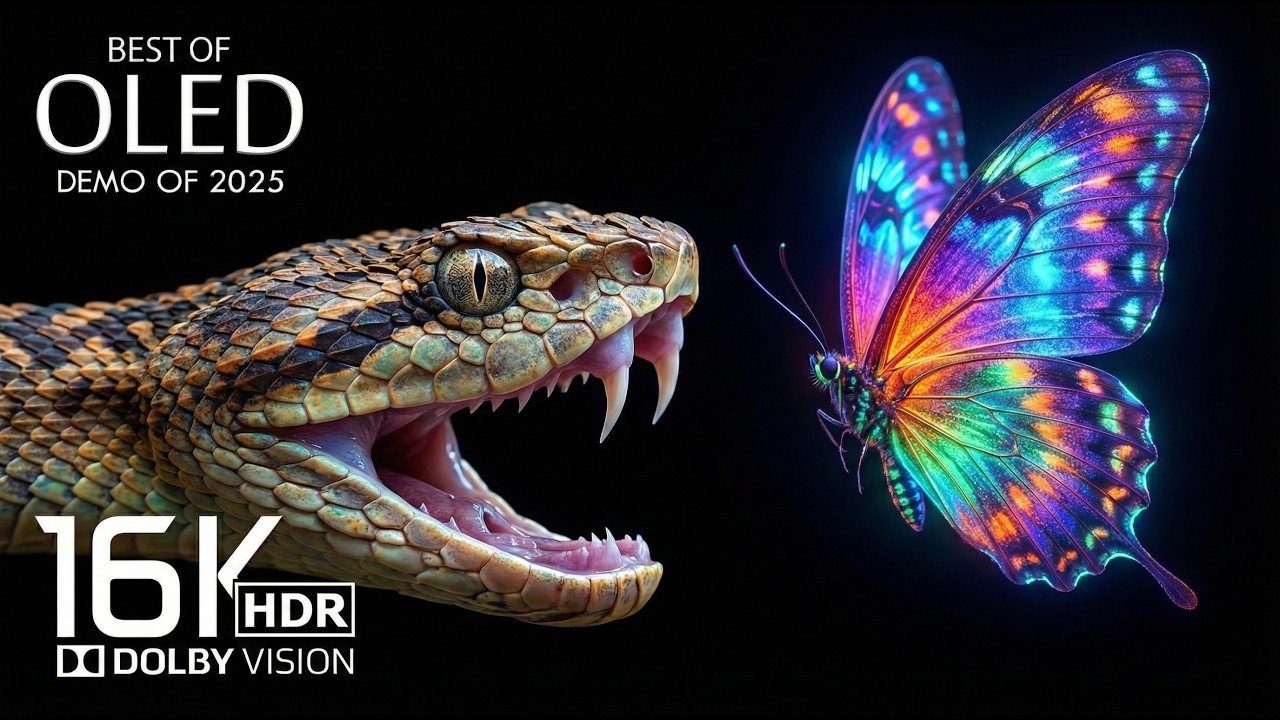 BEST OLED TEST - Captivating Color Paint in 8K HDR | Dolby Vision™