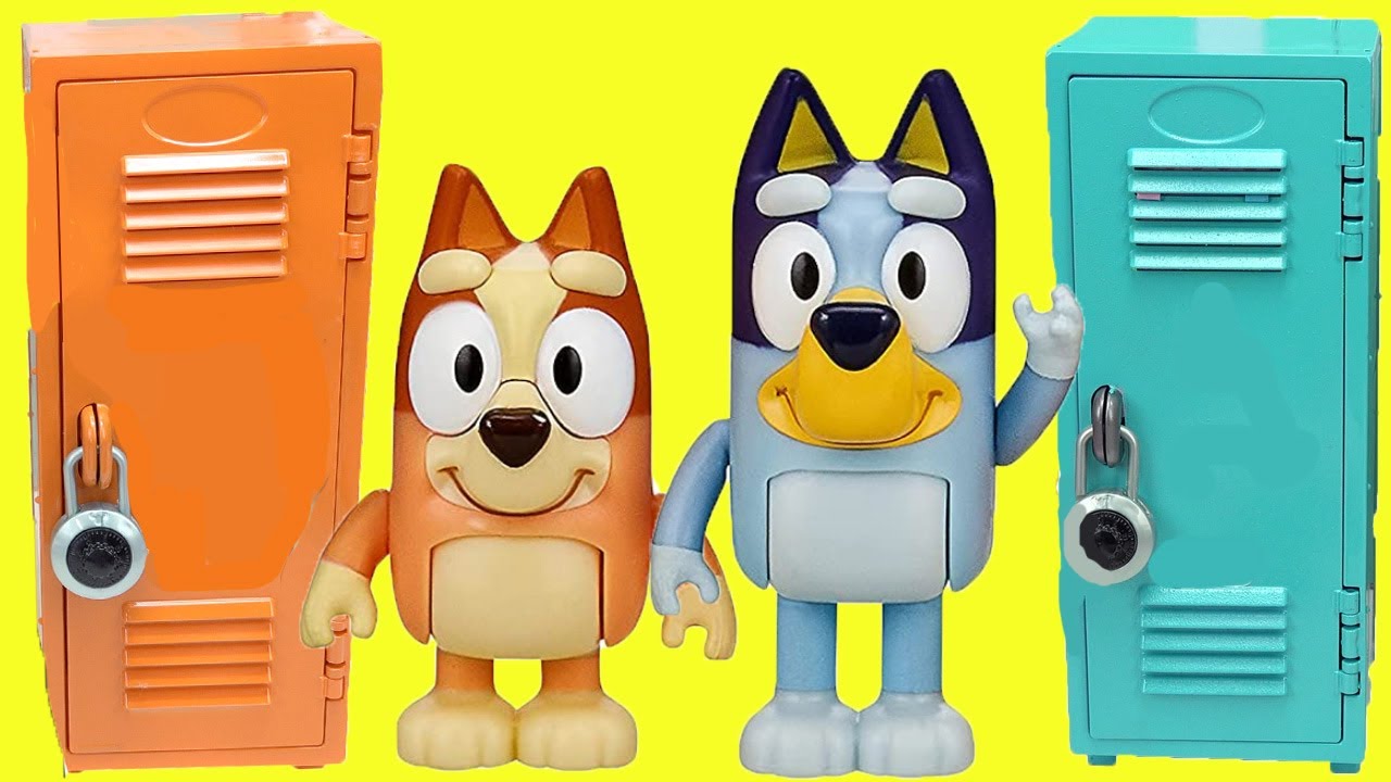 Bluey and Bingo DIY Custom Back to School Locker Organization