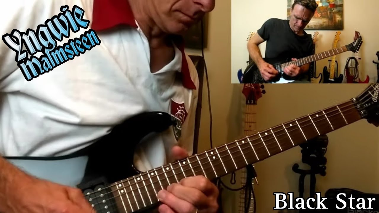 BLACK STAR - Yngwie Malmsteen. Guitar Cover Kelly Dean Allen.
