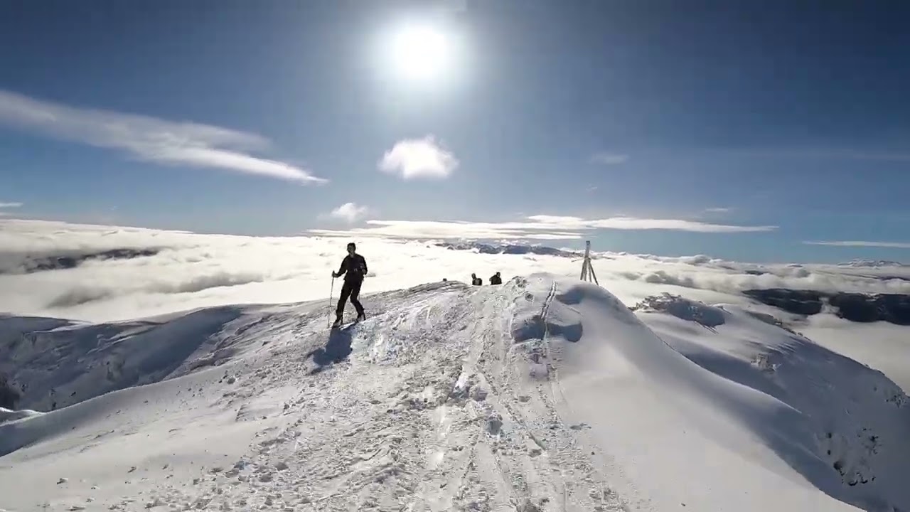 Scialpinismo in trentino cima cornetto di folgaria 5 febbraio 2026
