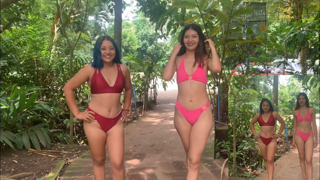 Modelando en bikin!s👙 con @Jackie Aventuras 🥰