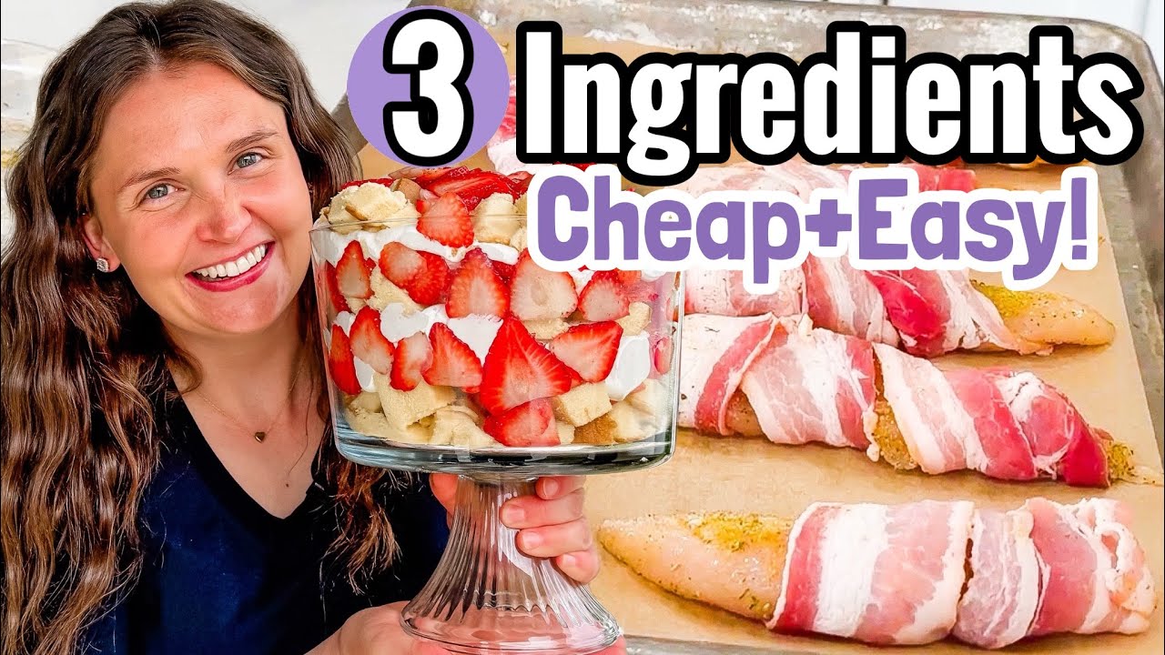 You Only Need 3 Ingredients&hellip; 10 EASY Recipes to Try | Julia Pacheco
