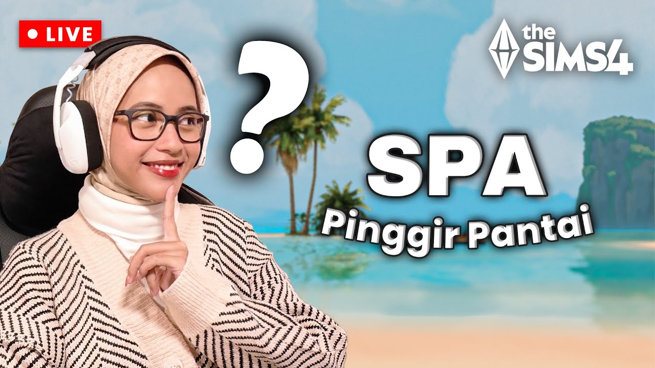 Bikin SPA di Pinggir PANTAI yukk! ✨🌴 | The Sims 4 Build