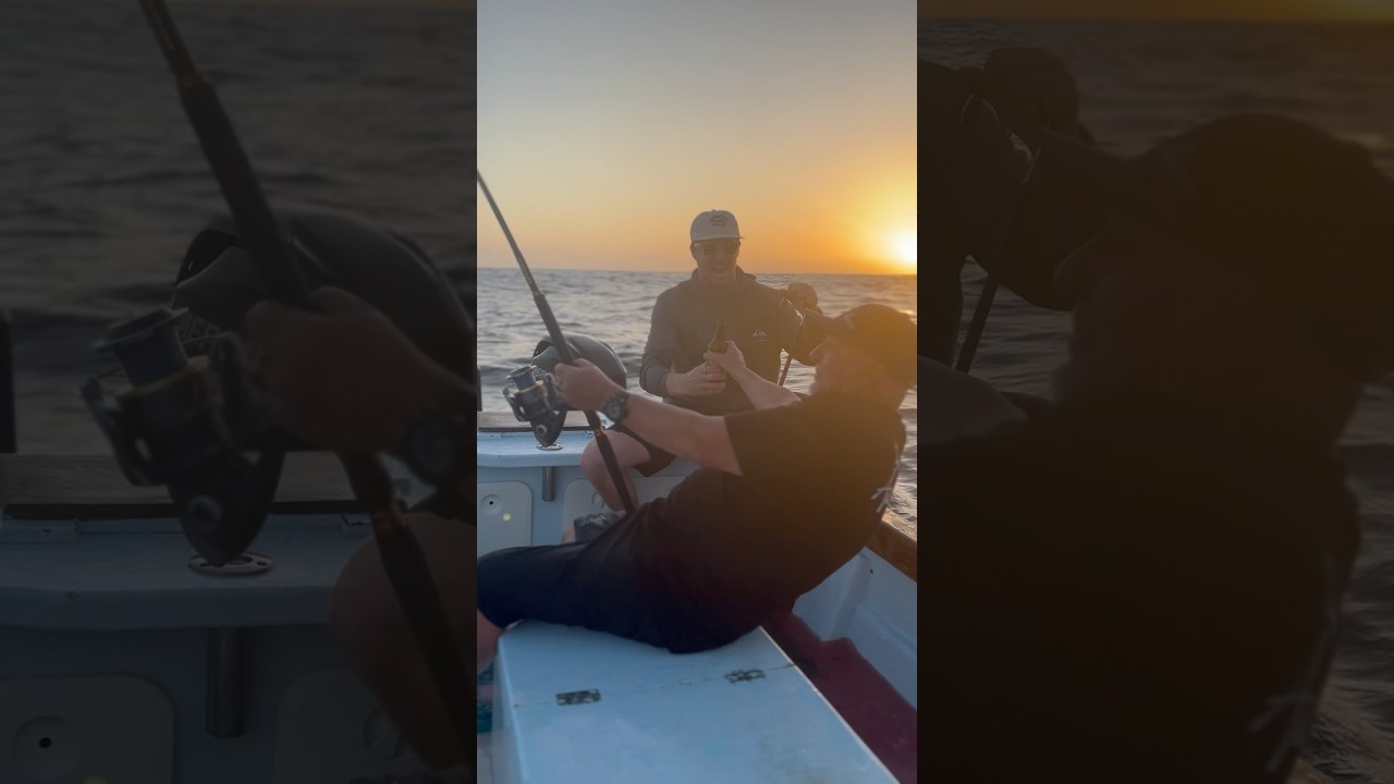 BIG Fish, BIG Waves, EPIC times! That&rsquo;s what we do!!!  Aclassic!! #fish #fishing #fishingaustralia