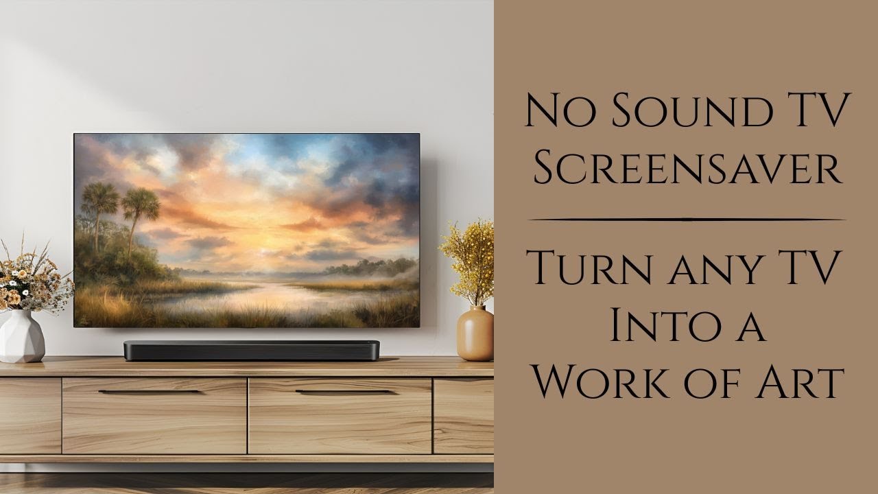 No Sound TV Screensaver | Florida Sunset TV Art | Frame TV Screensaver | Turn any TV Into a Frame TV