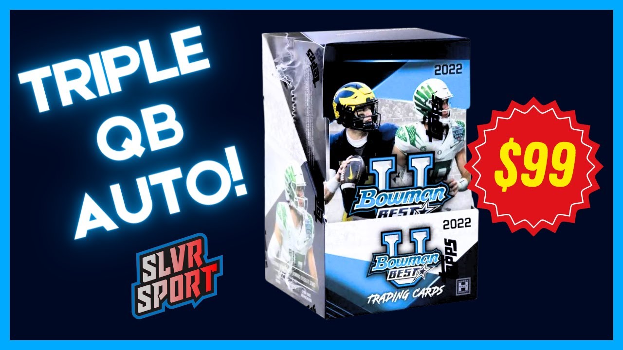 Caleb Hunting - 2 Autos for $99 - 2022 Bowman Best University Football Hobby Box Opening
