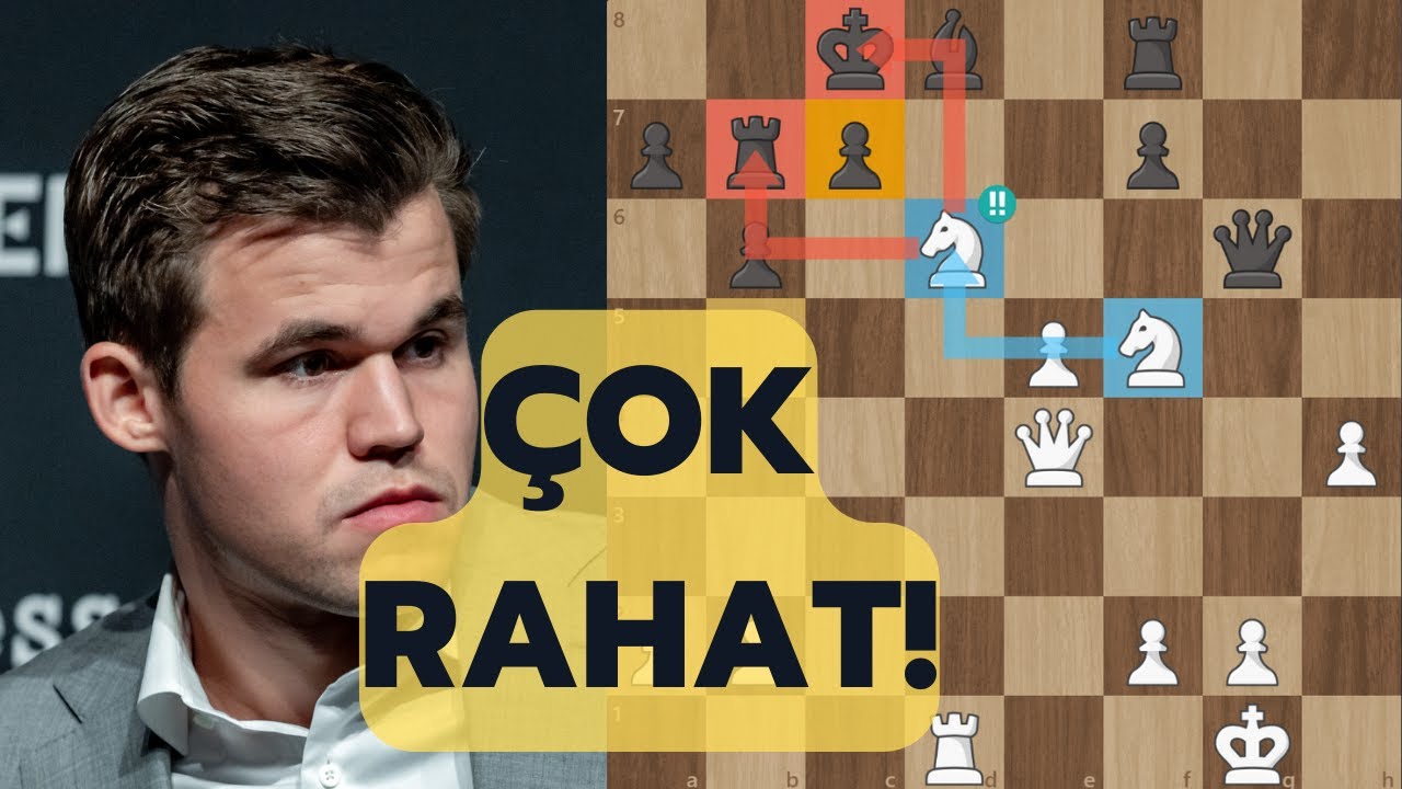 BU KADAR KOLAY MI? Carlsen 3000 Puanlı Rakibini Satranca Yeni Başlamış Gibi Yeniyor!