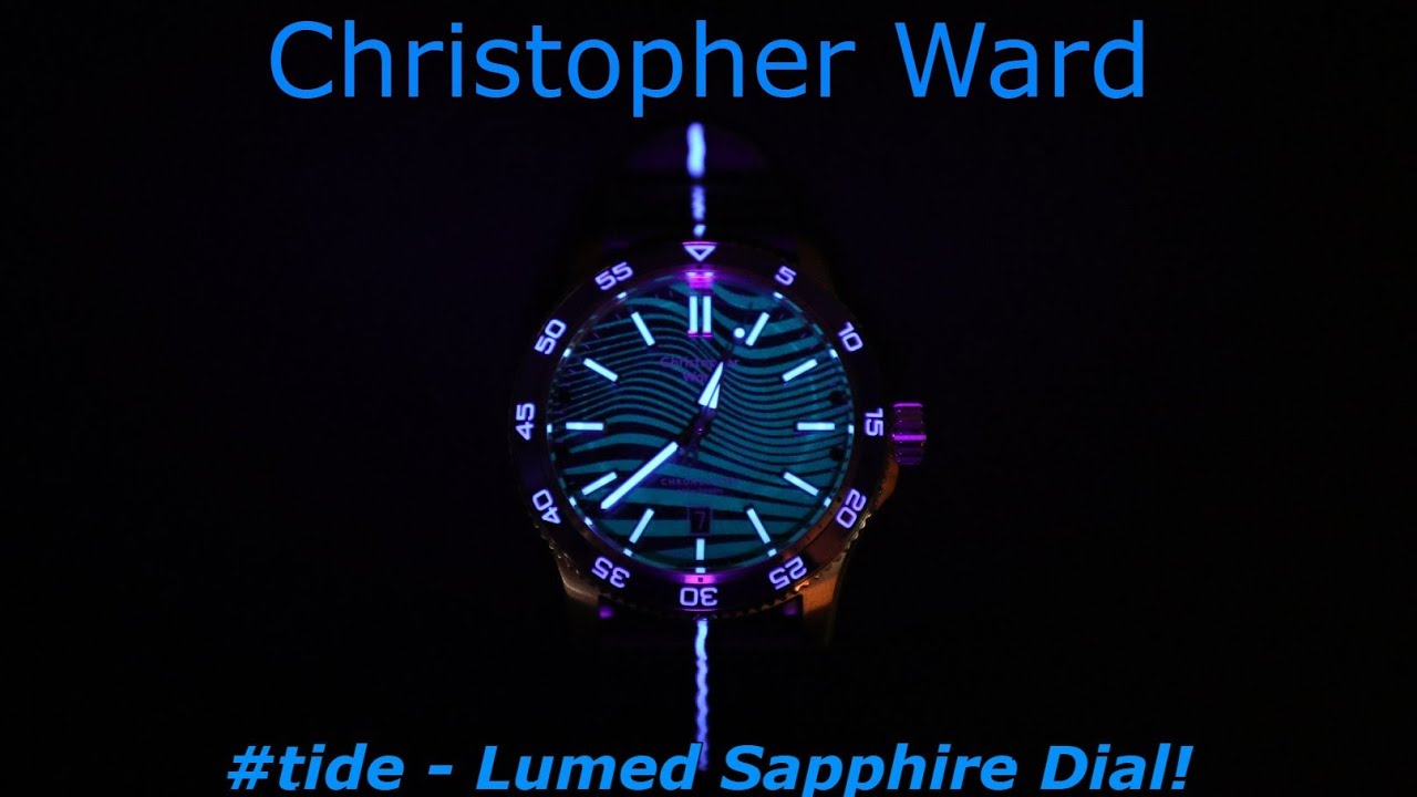 Hands on with Christopher Ward C60 #tide Lumed Sapphire Dial Swiss Made COSC Automatic 600m Diver