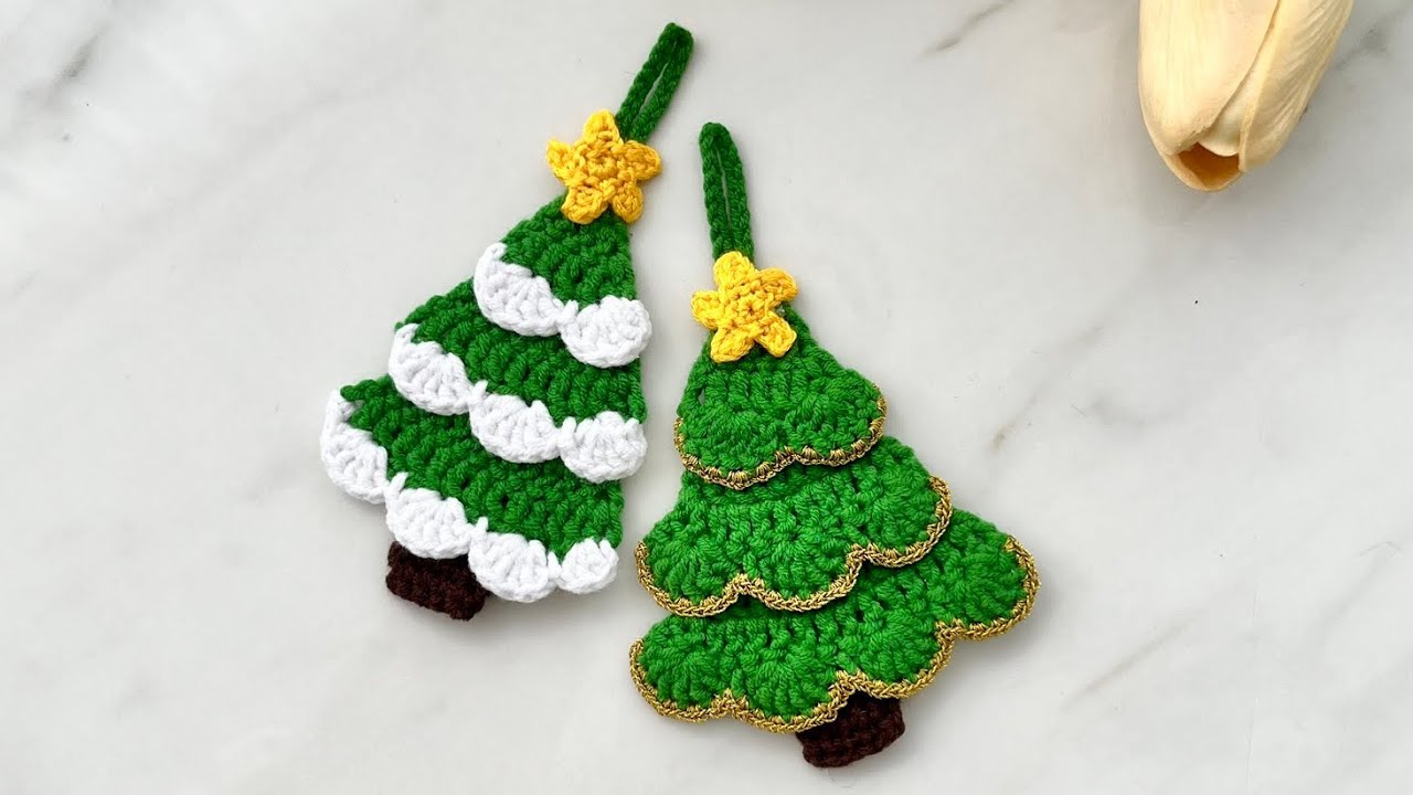 Tığ İşi Çam Ağacı Yapımı | Crochet Christmas Tree Tutorial | Christmas Tree | DIY Christmas Decor