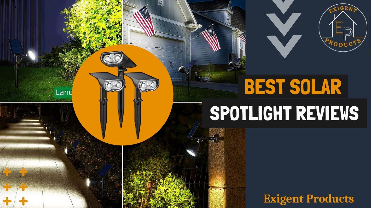 8 Best Solar Spotlights in 2026 [Outdoor Solar Spot Light]