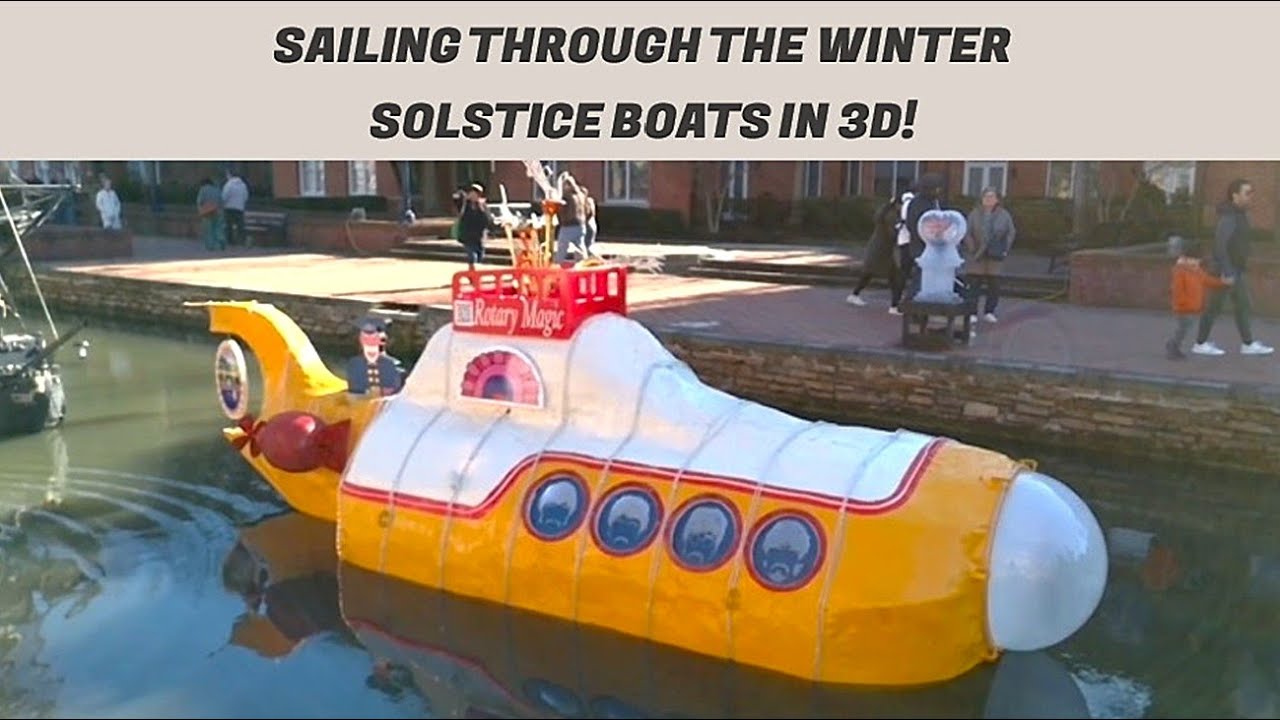 Sailing Through The Winter Solstice Boats in 3D!