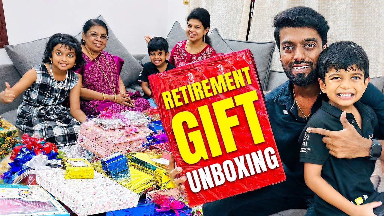 Athai's Retirement GIFTS Unboxing 🥳 | DAN JR VLOGS
