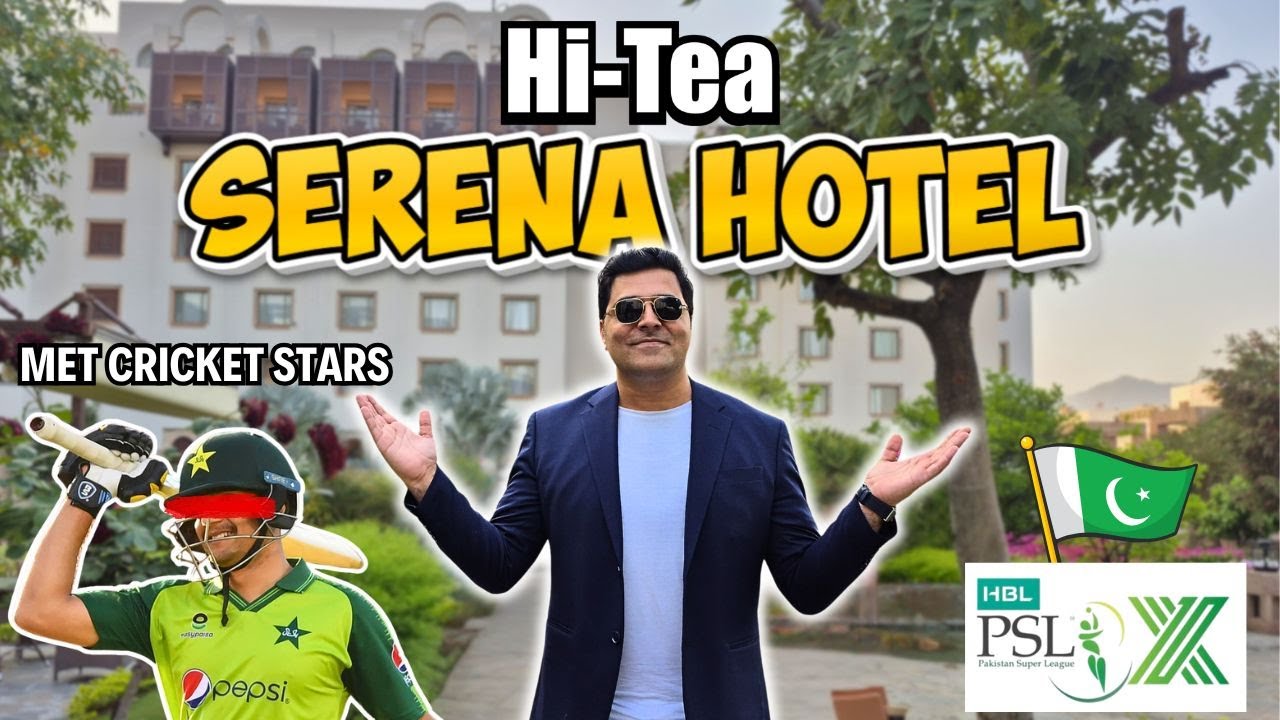 Office Hi-Tea at Serena Hotel | Met the Pakistani Cricket Team! 🇵🇰🔥