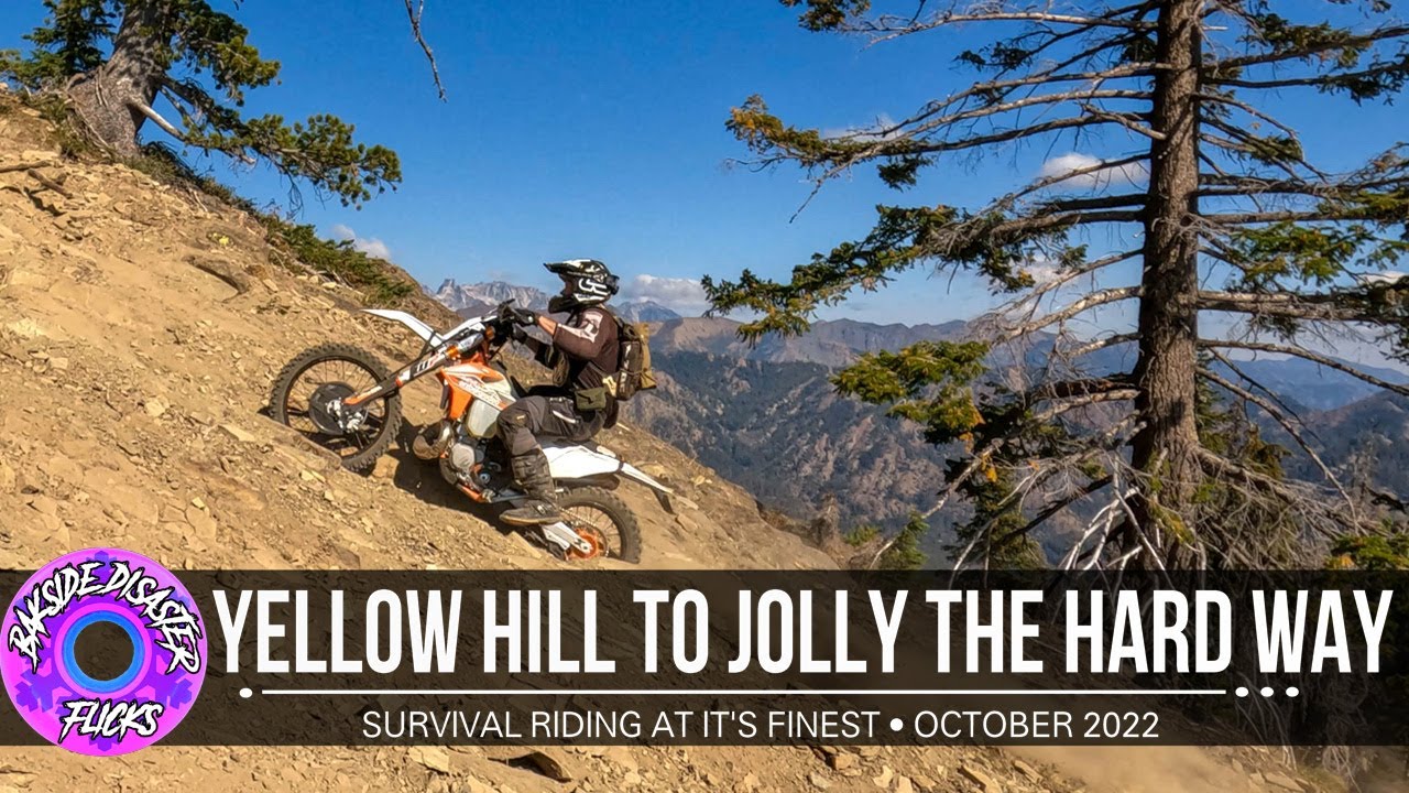 The Most Brutal Enduro Challenge in Washington: Yellow Hill To Jolly Mountain Singletrack Dirtbiking