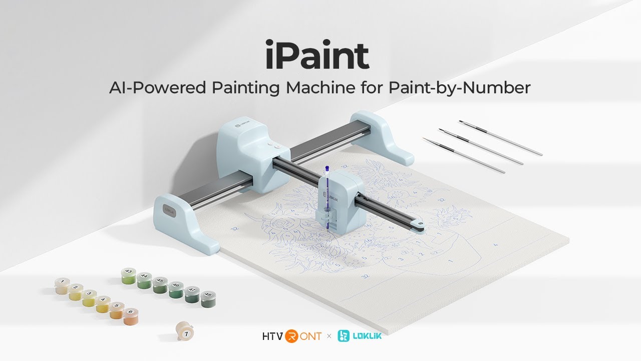 LOKLiK iPaint™ Unboxing: The World's First AI Painting Machine!