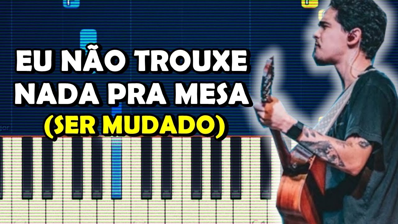 SER MUDADO (ALESSANDRO VILAS BOAS) - TUTORIAL PIANO E TECLADO FÁCIL
