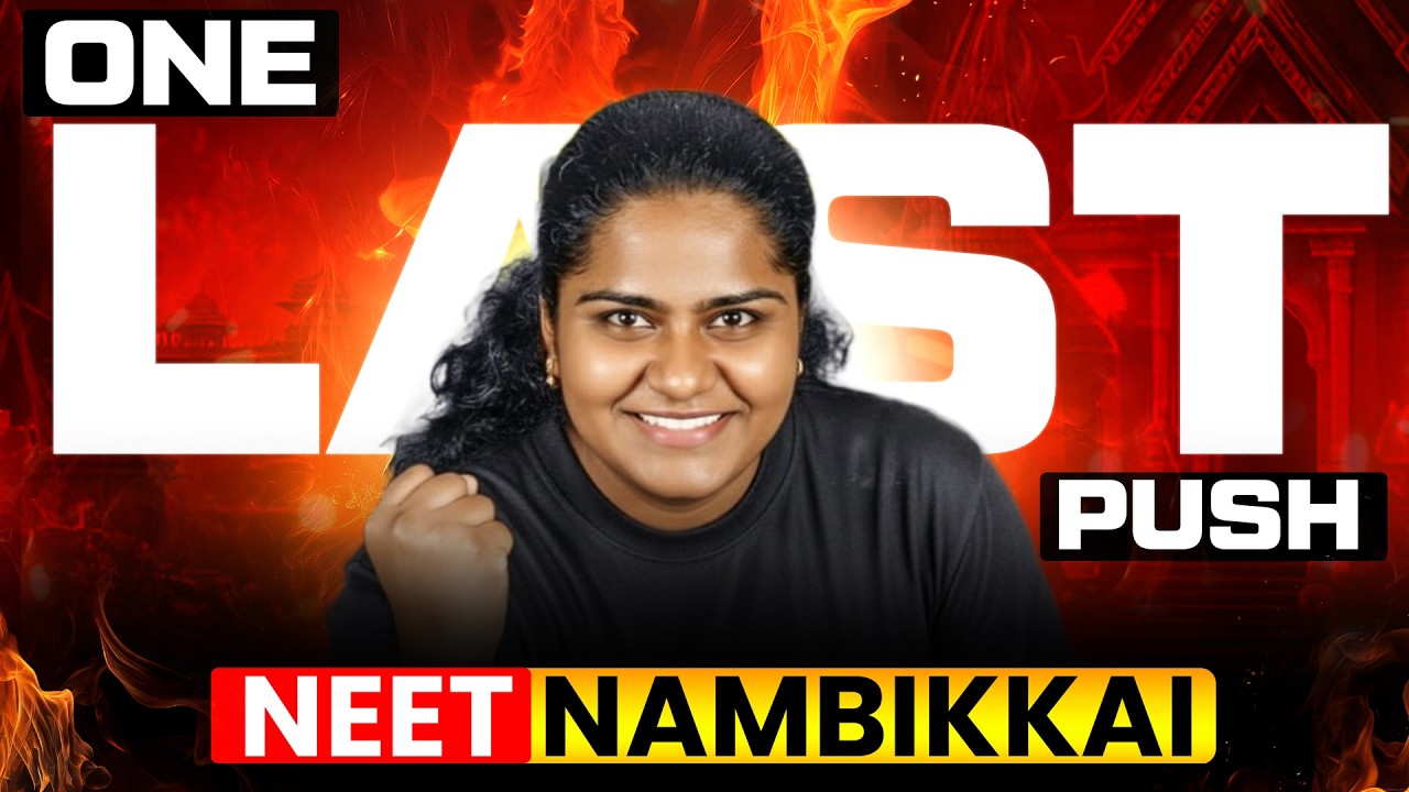 One Last Push for NEET 2026 Preparation | NEET Nambikkai | Vedantu NEET Tamil 💪
