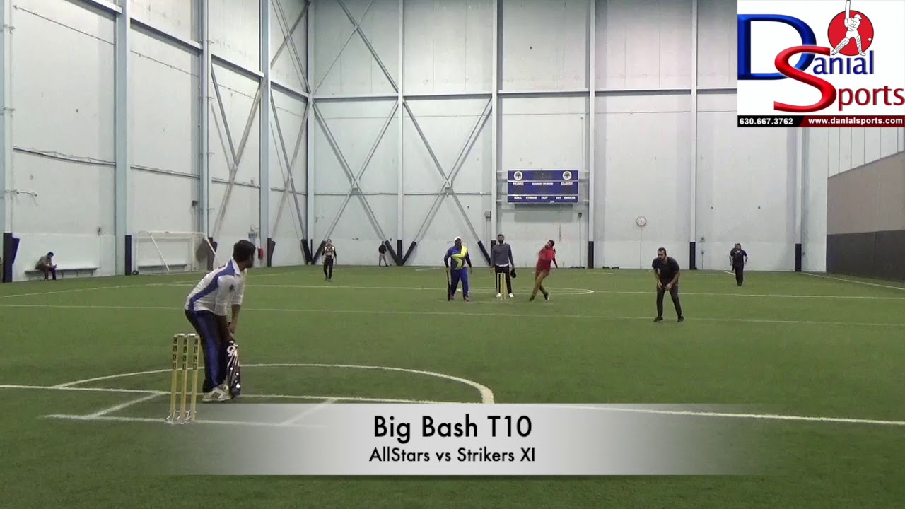 AllStars v Strikers XI | Highlights | Indoor Cricket | Night Cricket | T10