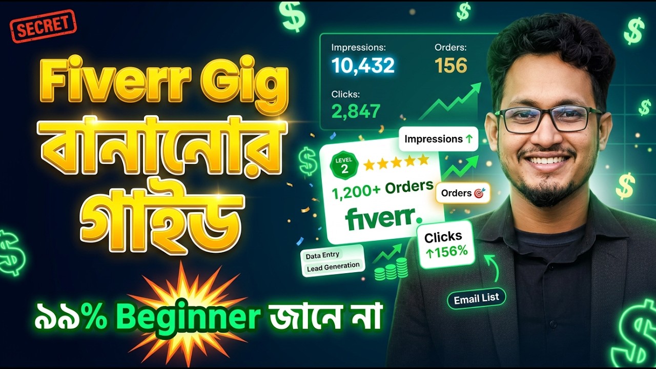 How to Create Professional Fiverr Gig Step by Step 2025 | Fiverr for Beginner
