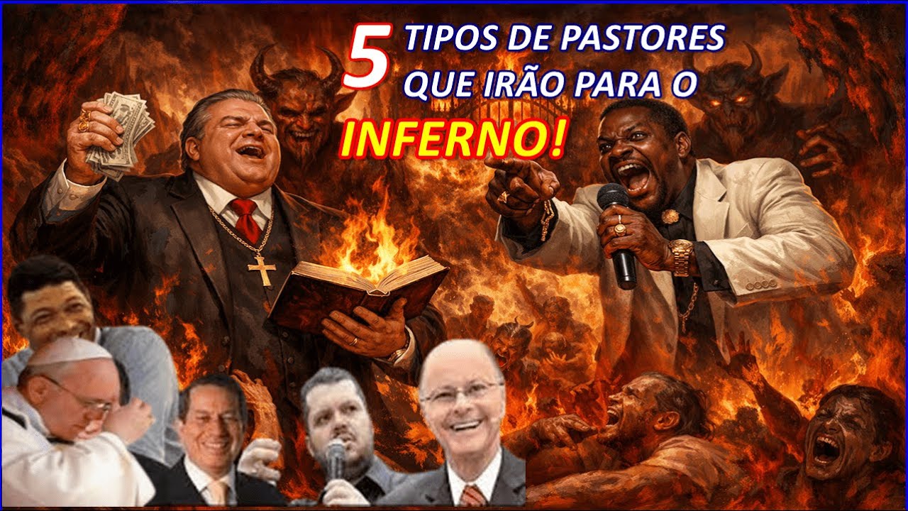 Veja o motivo porque muitos pastores irão para o INFERN0 no juízo final conforme a bíblia ensina