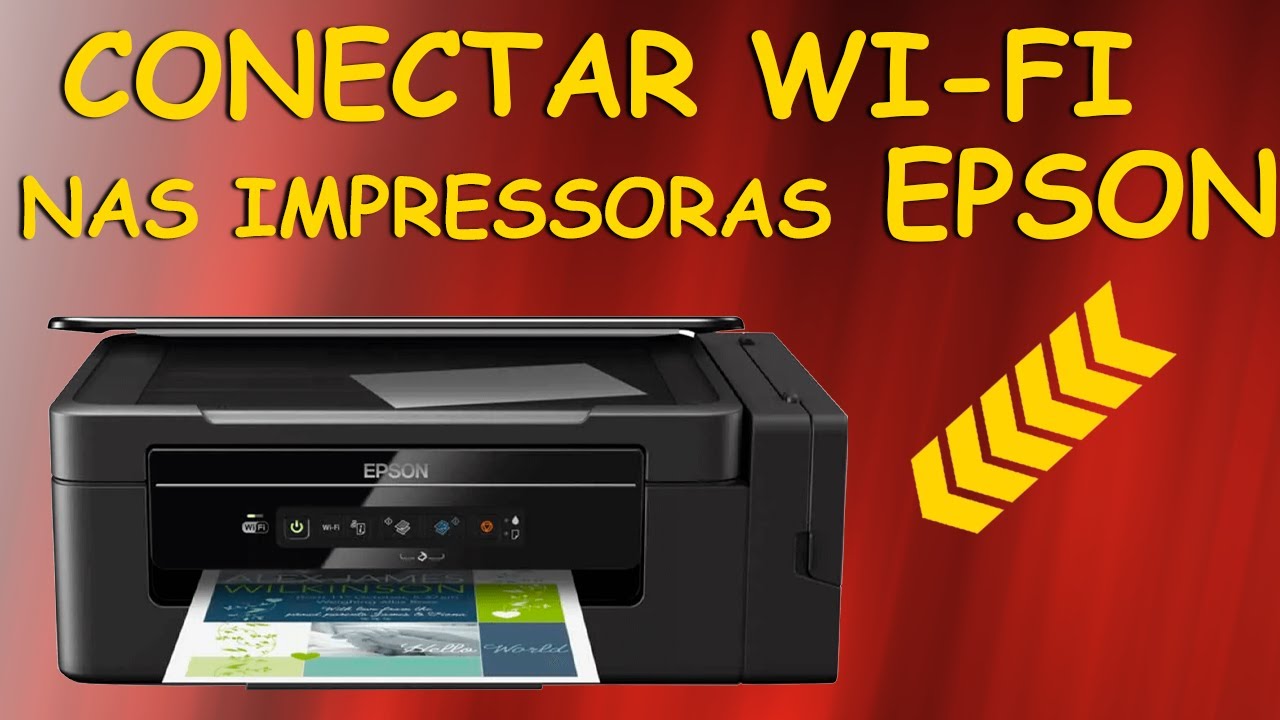 Como conectar na Wi-fi a impressora EPSON L375 L385 E L395