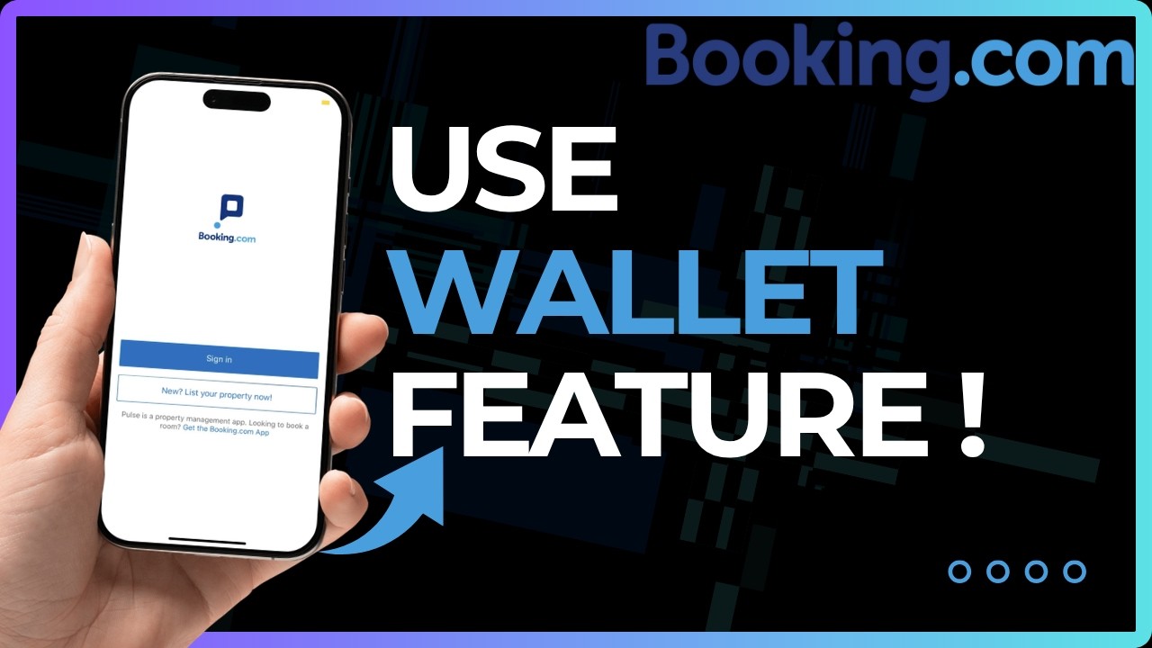 How To Use Booking com Wallet Feature !
