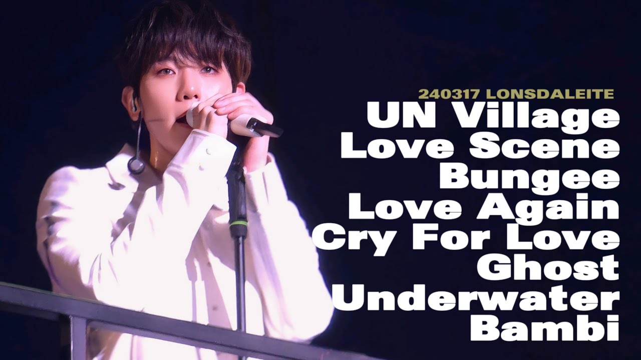 [4K] 240317 백현솔로콘서트 LONSDALEITE DAY2 (3/6) #백현 #baekhyun #soloconcert #lonsdaleite
