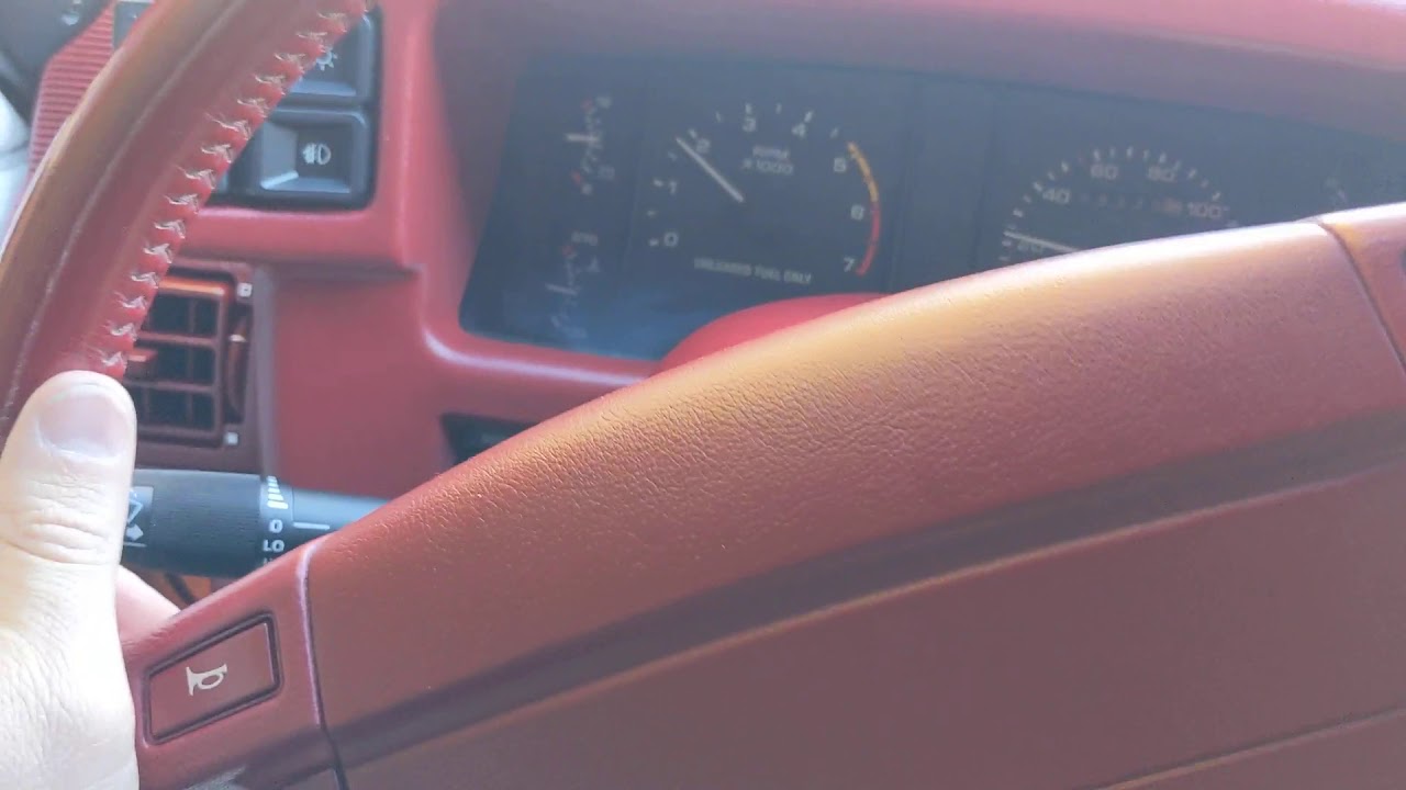 1992 Mustang GT Convertible in town driving
