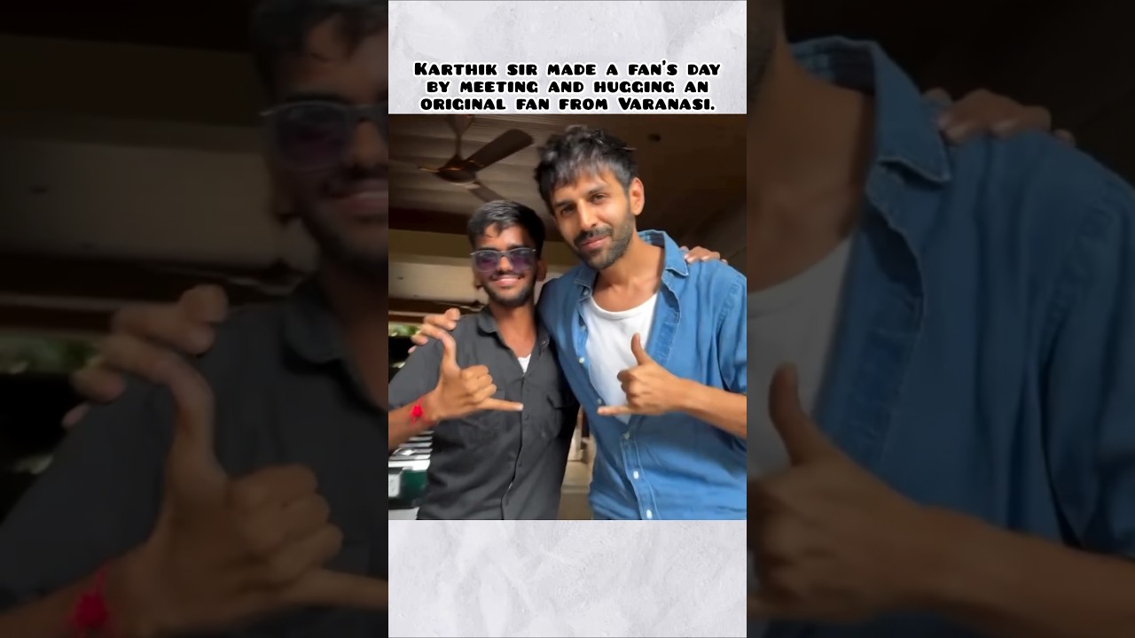 Karthik Sir Made The Fans Day  #kartikaaryan #fans #love #trending