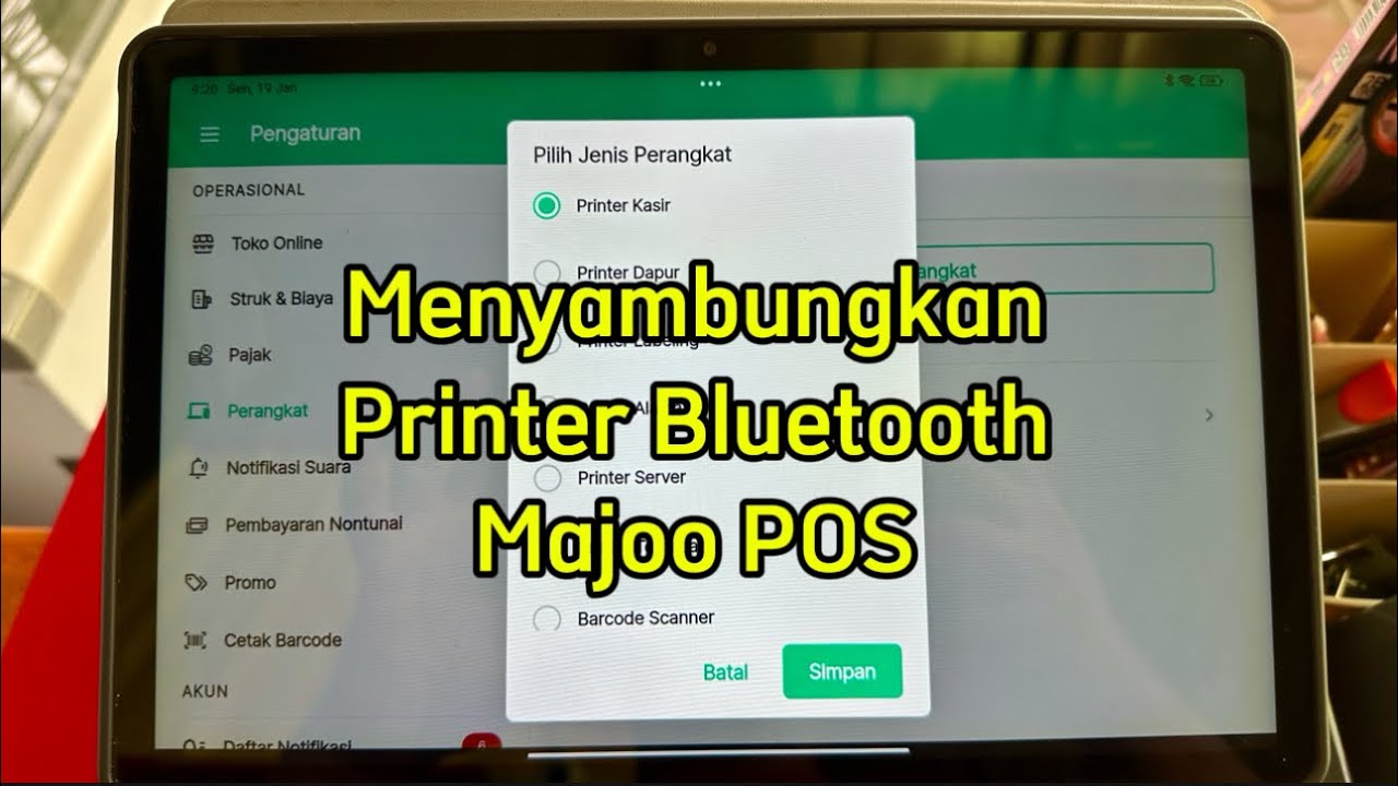 Menyambungkan Printer Bluetooth di Aplikasi Majoo POS Kasir