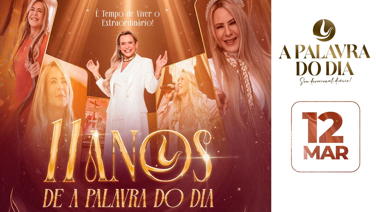 A PALAVRA DO DIA | 12 MAR 2026 | Bispa Virginia Arruda