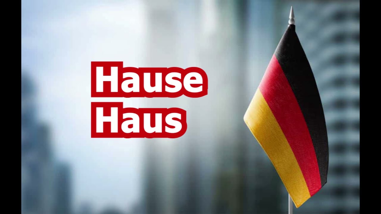 Learn German - Home and rooms - with translate